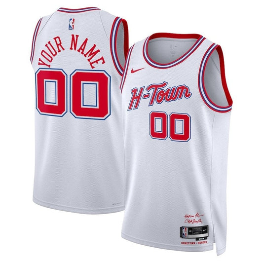 Camiseta NBA unisex Houston Rockets 23/24 - Blanca - Edición Ciudad 