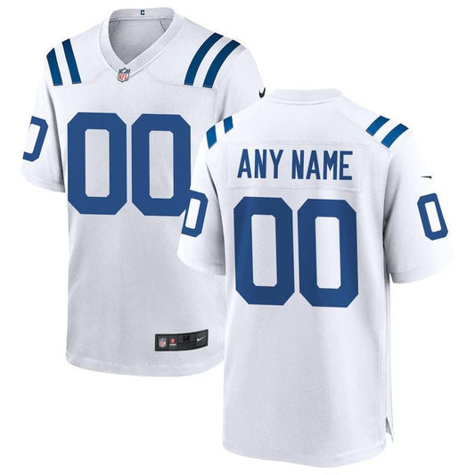 Camiseta personalizada de la NFL de los Indianapolis Colts, color blanco