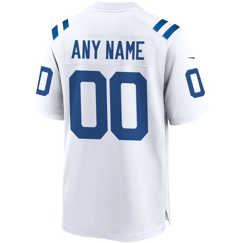 Camiseta personalizada de la NFL de los Indianapolis Colts, color blanco