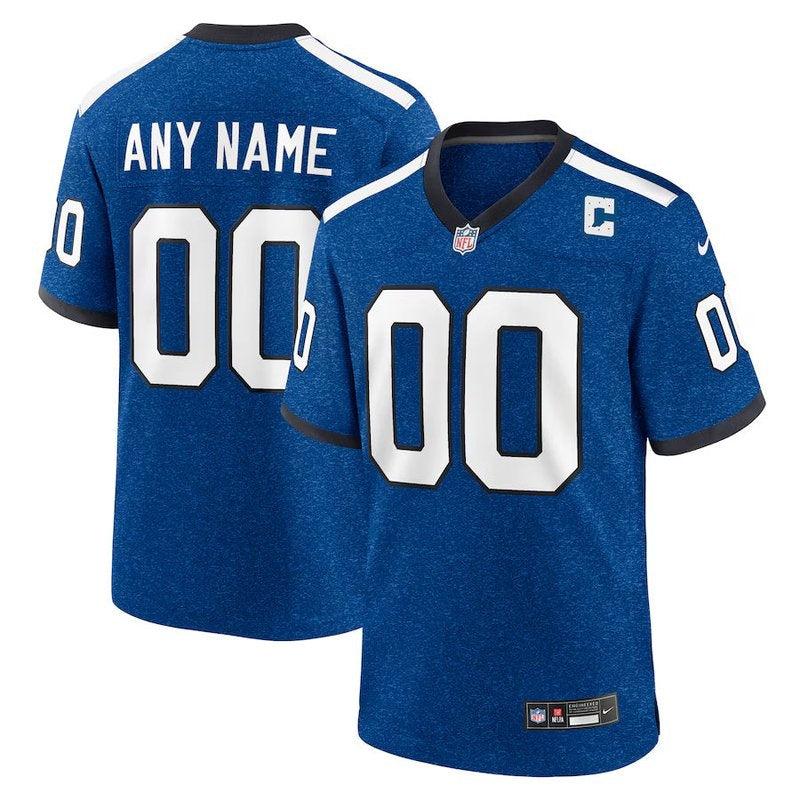 Camiseta personalizada alternativa de la NFL de los Indiana Nights de los Ind. Colts - Azul