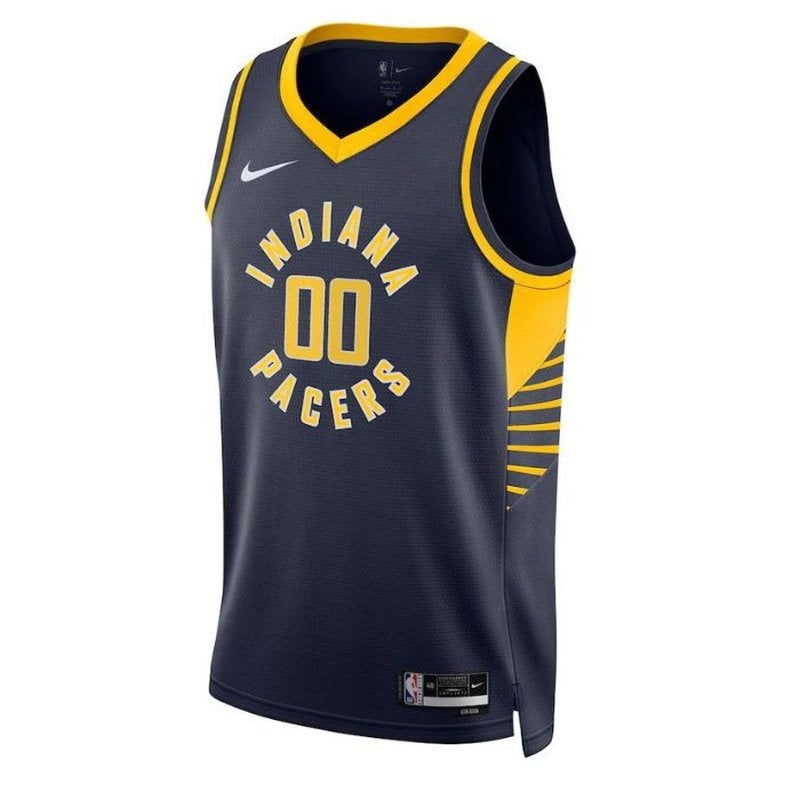 Camisa Indiana Pacers Unissex 2023 NBA Azul Marinho - Edição Ícone 