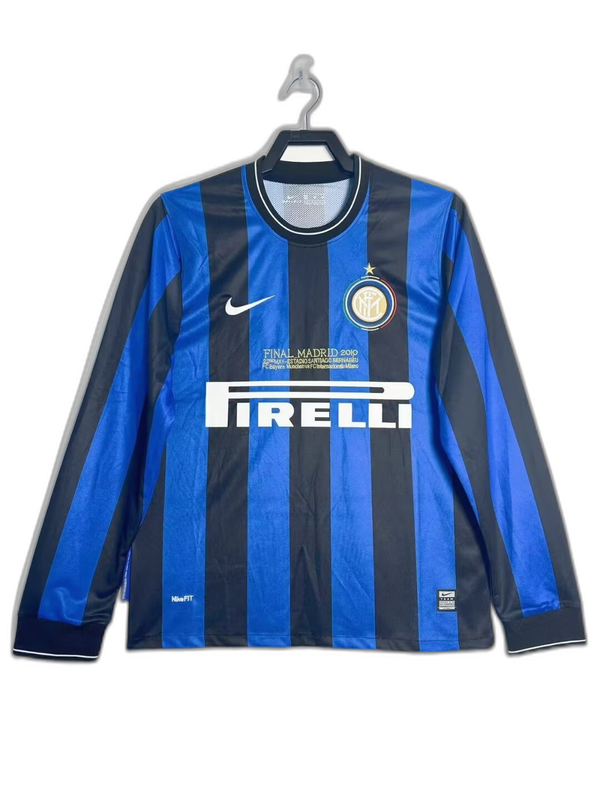 Camiseta de local del Inter de Milán 2010 I - Versión retro de manga larga