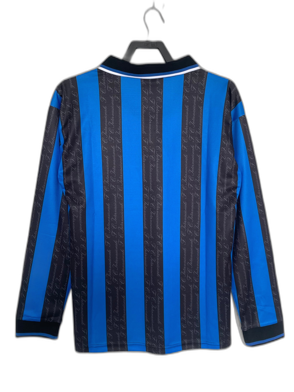 Camisa Home Inter de Milão 97/98 I - Versão Retrô de Manga Longa