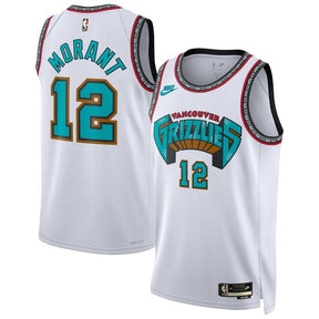 Camisa Ja Morant Memphis Grizzlies Unissex 2024/25 da NBA - Branca - Edição Clássica 