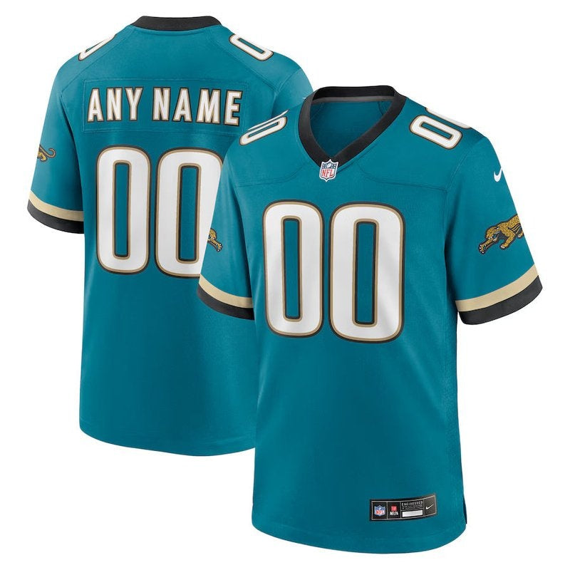 Camiseta retro personalizada de la NFL de los Jacksonville Jaguars - Prowler - Verde azulado