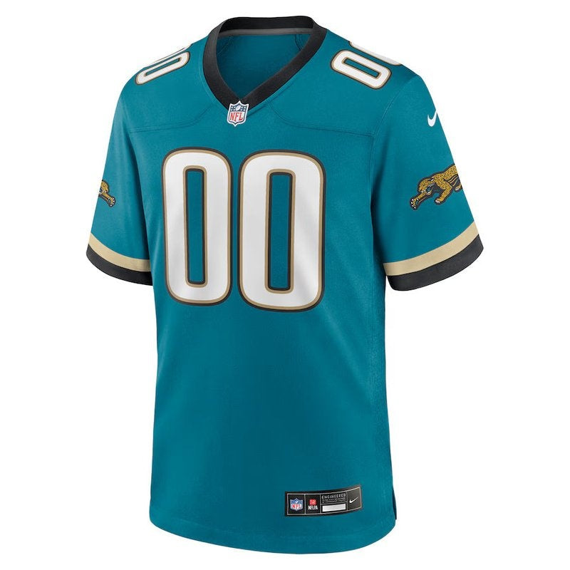 Camiseta retro personalizada de la NFL de los Jacksonville Jaguars - Prowler - Verde azulado