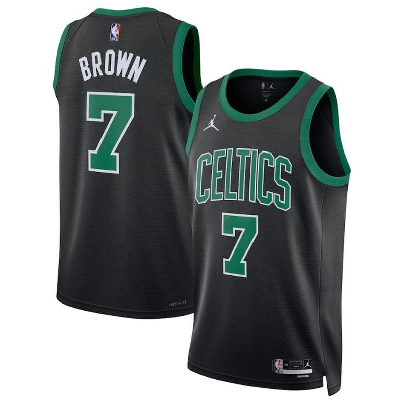 Camisa NBA Boston Celtics Unissex 2023 Statement Edition Jaylen Brown - Preta 