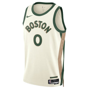 Camiseta unisex de la NBA Jayson Tatum de los Boston Celtics (23/24) - Blanca - Edición City