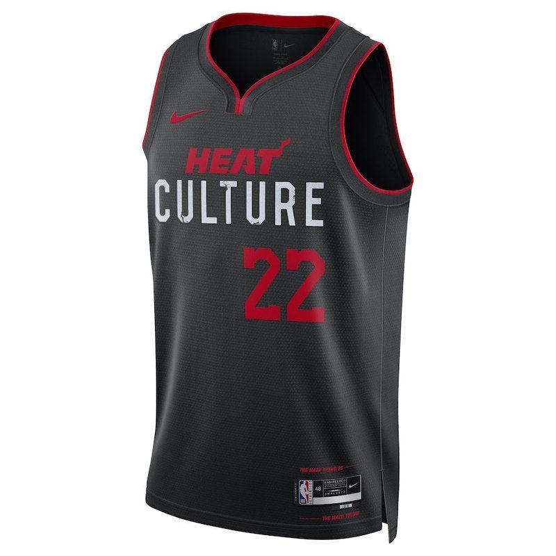 Camisa Jimmy Butler Miami Heat Unissex 23/24 NBA - Preta - Edição City 