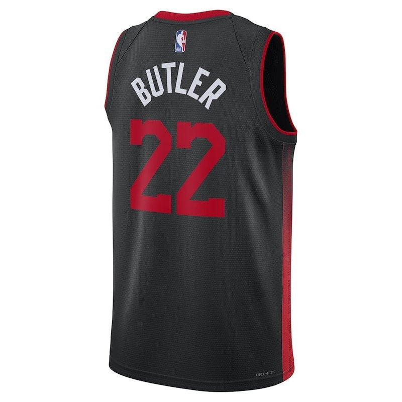 Camisa Jimmy Butler Miami Heat Unissex 23/24 NBA - Preta - Edição City 