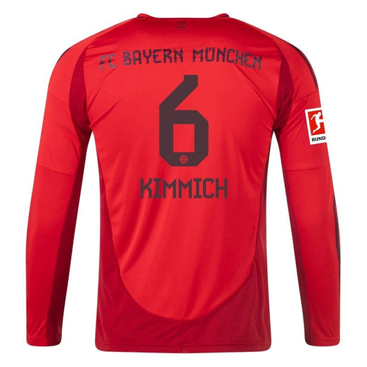 Camisa Joshua Kimmich Bayern de Munique 24/25 I - Manga Longa 
