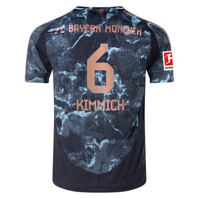 Camiseta de visitante de Joshua Kimmich del Bayern Múnich 24/25 II (versión de jugador)