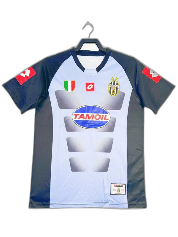 Camisa de goleiro azul da Juventus 02/03 - Versão retrô