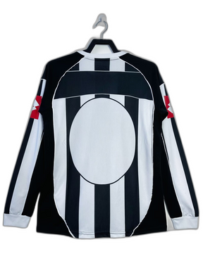 Camisa Juventus 02/03 I Home - Manga Longa Versão Retro