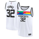 Camiseta unisex de la NBA Karl-Anthony Towns de los Minnesota Timberwolves 2023 Fastbreak - Edición City - Blanco