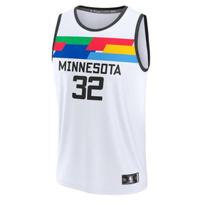 Camiseta unisex de la NBA Karl-Anthony Towns de los Minnesota Timberwolves 2023 Fastbreak - Edición City - Blanco