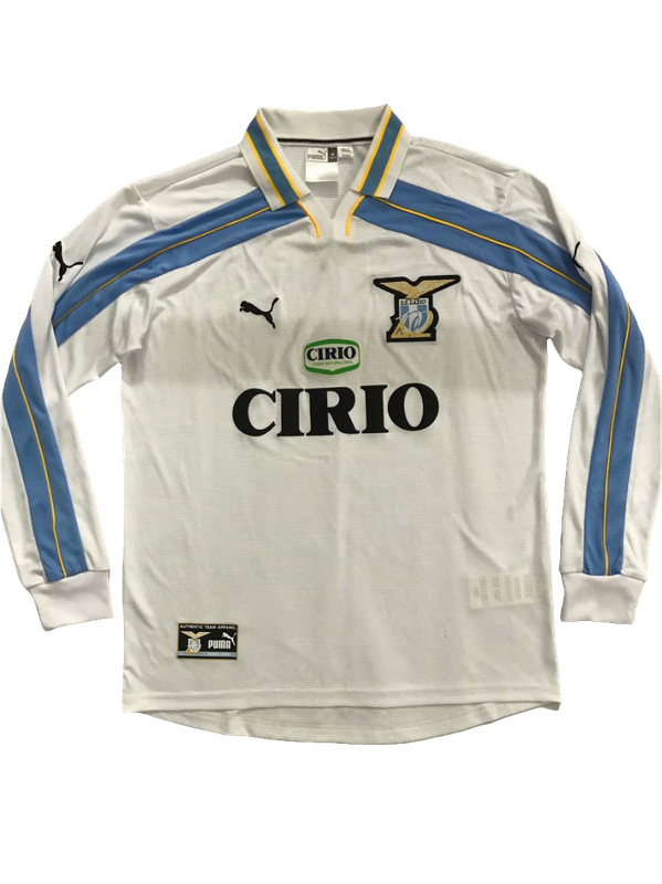 Camiseta de manga larga visitante de la Lazio 00/01 II - Versión retro