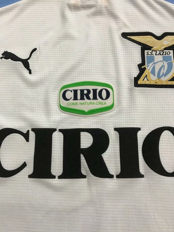 Camiseta de manga larga visitante de la Lazio 00/01 II - Versión retro