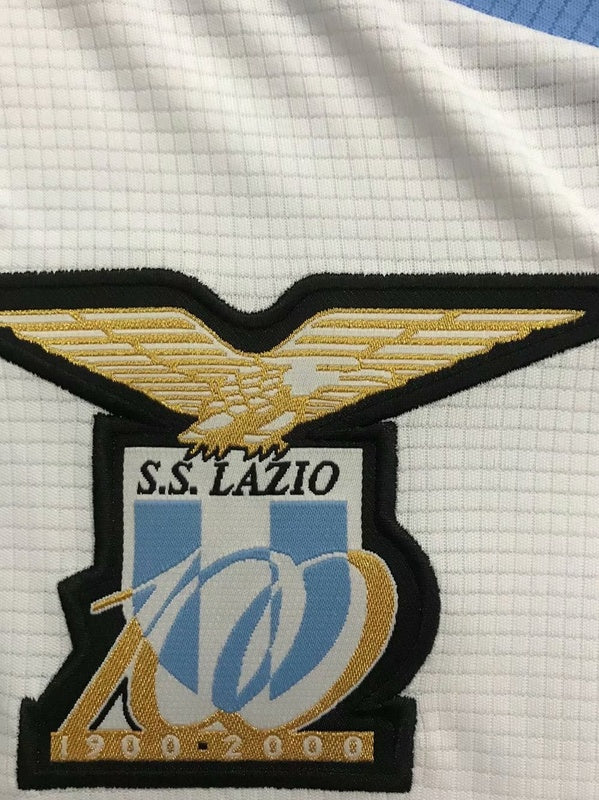 Camiseta de manga larga visitante de la Lazio 00/01 II - Versión retro