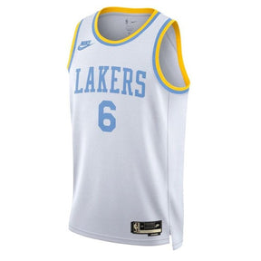 Camiseta NBA blanca de LeBron James de Los Ángeles Lakers 2023 - Edición Clásica