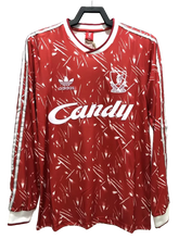 Camiseta local del Liverpool 89/91 I - Versión retro de manga larga
