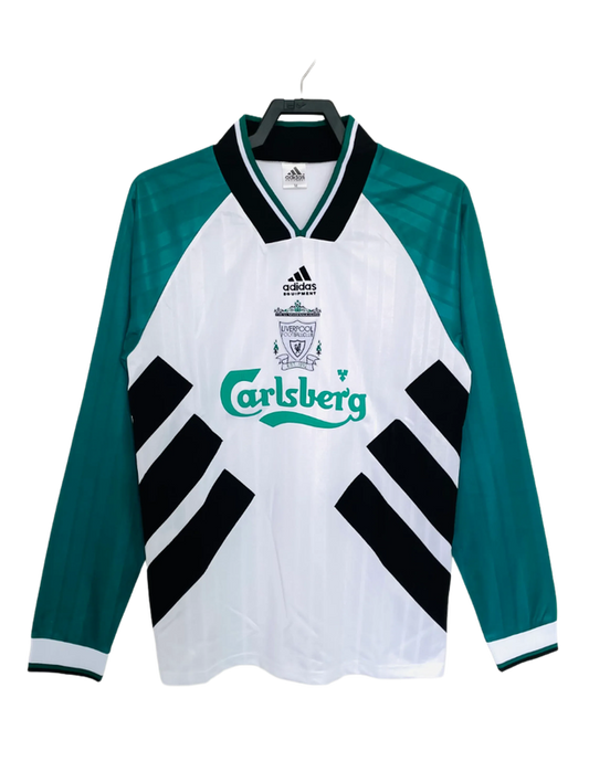 Camisa reserva do Liverpool 93/95 II - Versão retrô de manga comprida