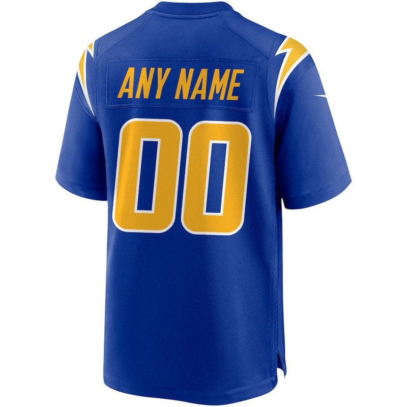 Los Angeles Chargers - Camisa de jogo personalizada Royal Alternative NFL 