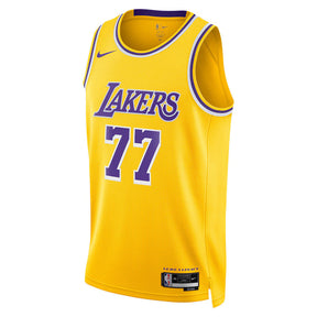 Camiseta NBA Luka Dončić de Los Angeles Lakers Edición Ícono 2024 - Dorada - Unisex