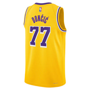 Camiseta NBA Luka Dončić de Los Angeles Lakers Edición Ícono 2024 - Dorada - Unisex