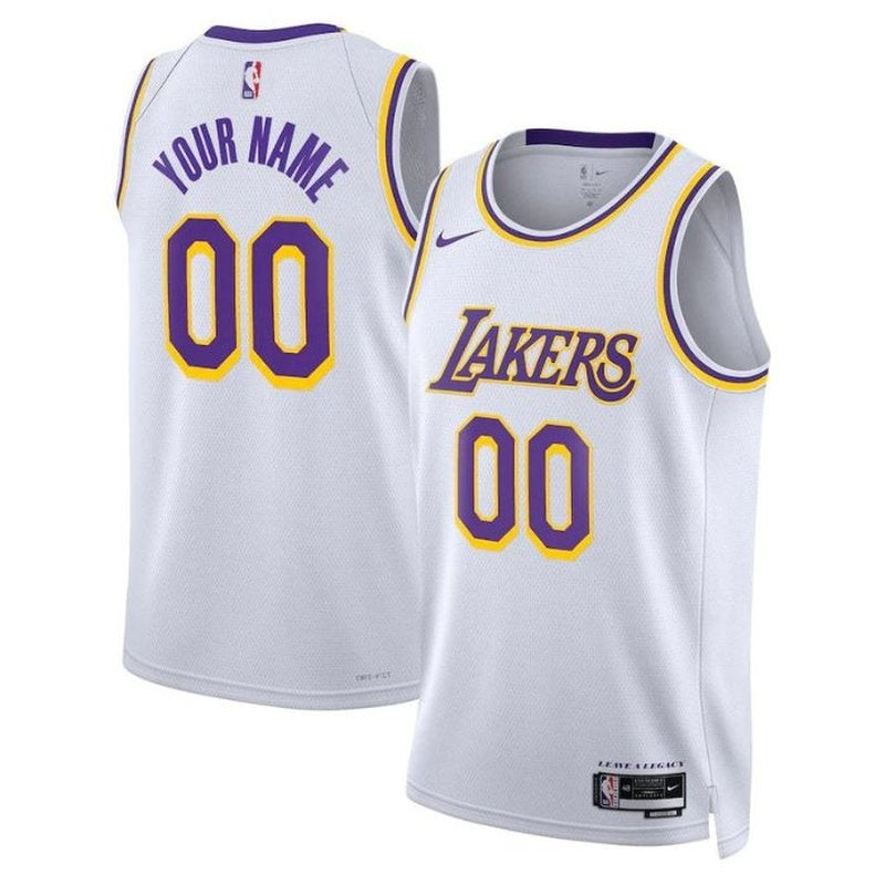 Camisa NBA Los Angeles Lakers Unissex 2023 Branca - Edição Associação 