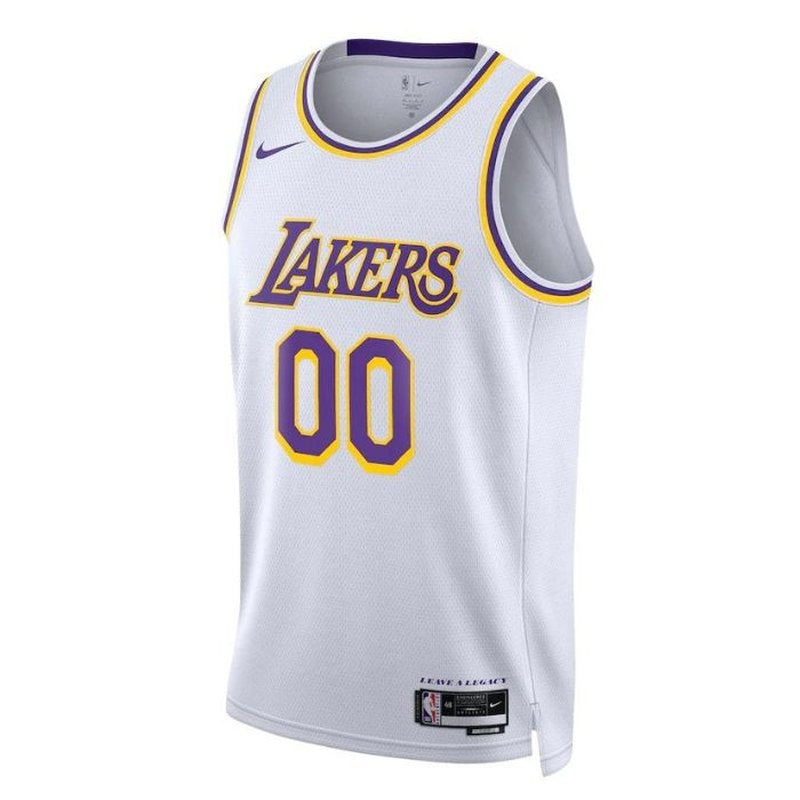 Camisa NBA Los Angeles Lakers Unissex 2023 Branca - Edição Associação 