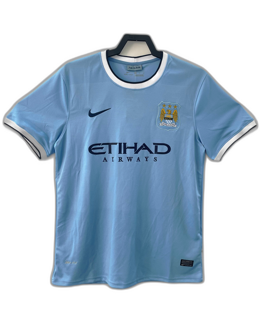 Camiseta local del Manchester City 13/14 I - Versión retro