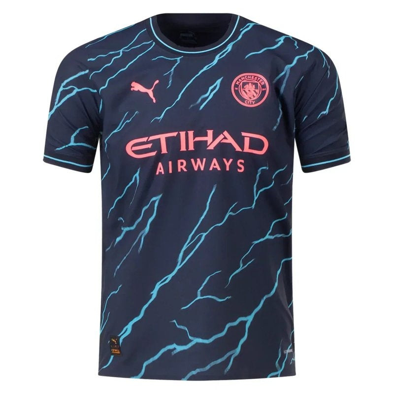 Camiseta de tercera equipación del Manchester City 23/24 III - Versión de jugador 