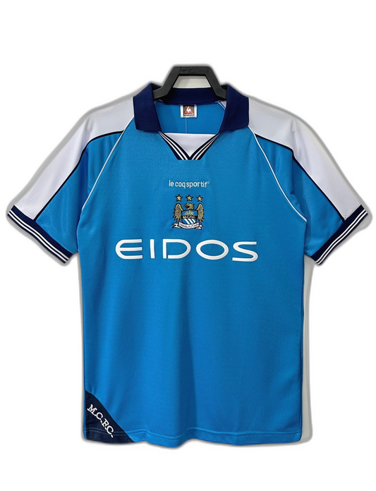 Camiseta local del Manchester City 99/01 I - Versión retro