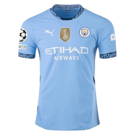 Camiseta local del Manchester City UCL 24/25 I - Versión de jugador