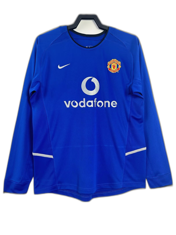 Camisa Manchester United III 02/03 Third - Manga Longa - Versão Retro