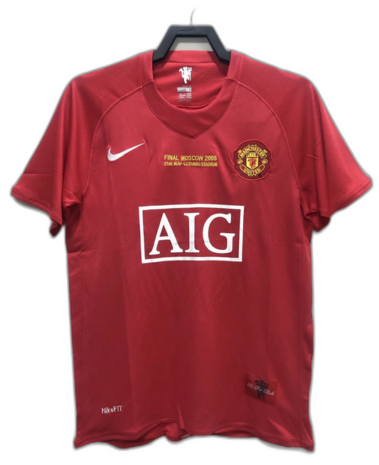 Camiseta local del Manchester United 07/08 I - Versión retro