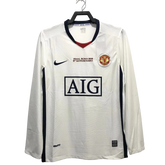 Camisa reserva Manchester United 08/09 II - Versão retrô de manga comprida