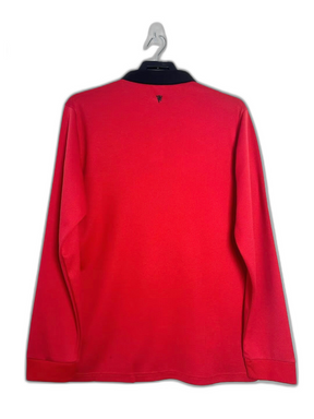 Camisa Manchester United 13/14 I Home - Manga Longa Versão Retro