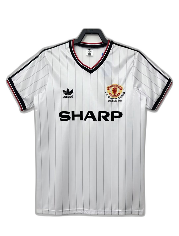 Camisa reserva do Manchester United 1983 II - Versão retrô