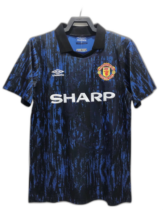 Camisa Manchester United 1993 Blue Edition - Versão Retro