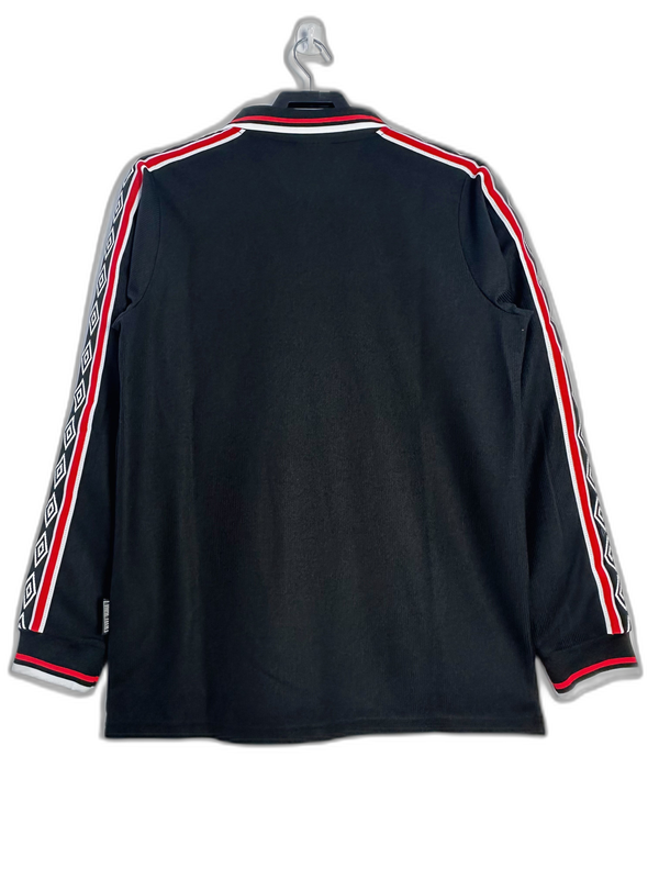 Camisa preta de goleiro do Manchester United 1998 - versão retrô