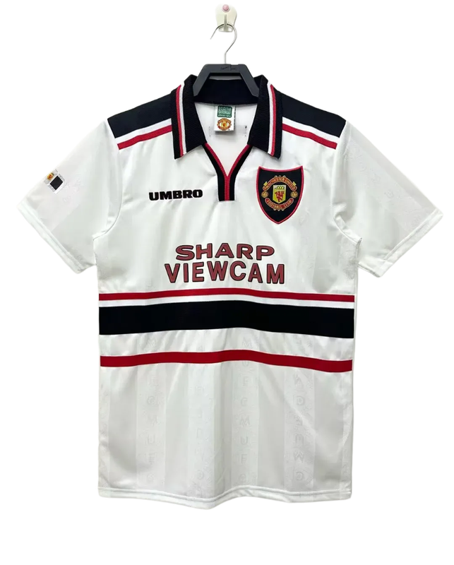 Camisa reserva do Manchester United 1998 II - Versão retrô