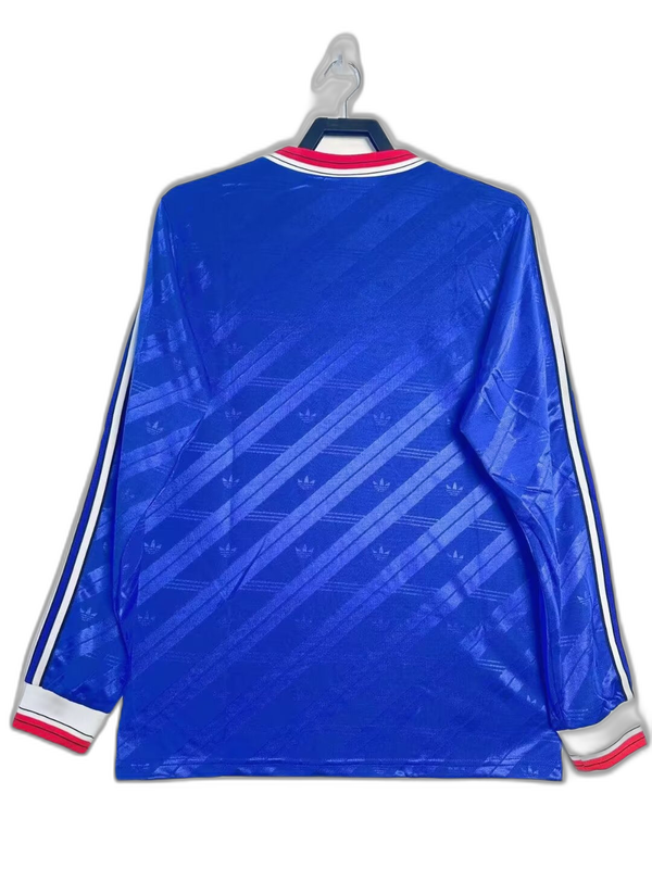 Camisa Manchester United 86/88 III Third - Versão retrô de manga comprida