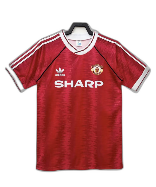 Camiseta local del Manchester United 90/92 I - Versión retro