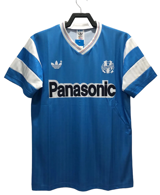 Camisa Azul do Marseille 1990 - Versão Retrô