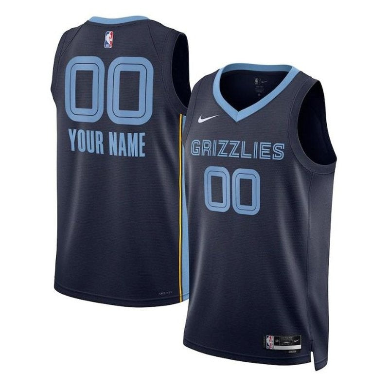 Camiseta unisex de la NBA Memphis Grizzlies 2023, color azul marino - Edición Icon 