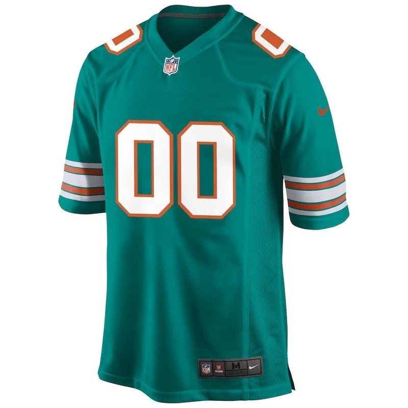 Camiseta personalizada alternativa de la NFL de los Miami Dolphins, color aguamarina