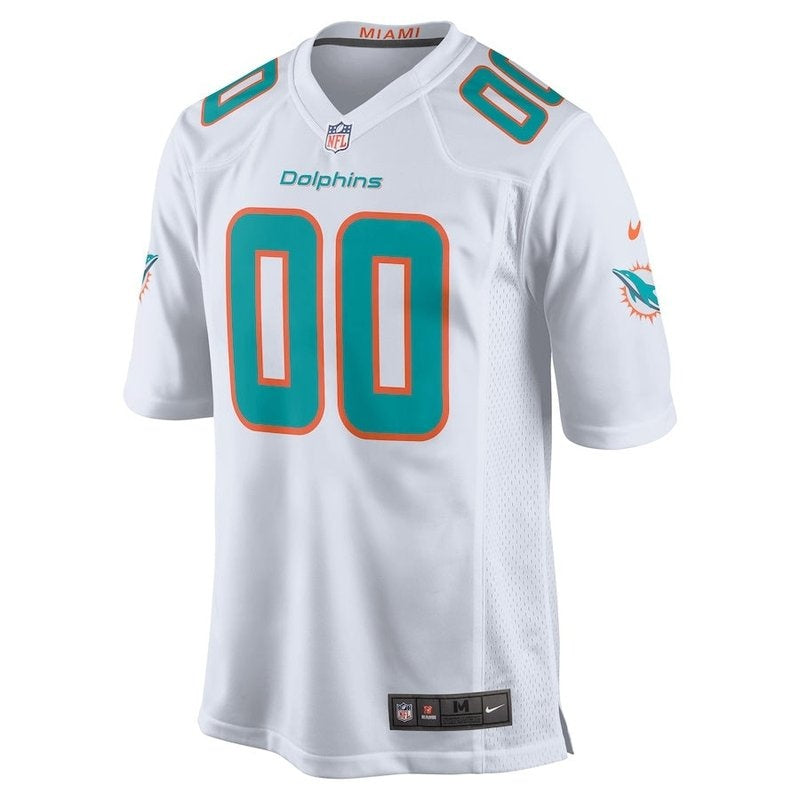 Camiseta personalizada de la NFL de los Miami Dolphins - Blanca