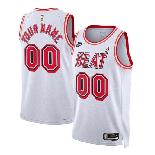 Camisa NBA Miami Heat 2023 Unissex - Edição Clássica - Branca 